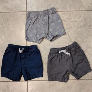 3 pairs of boys shorts